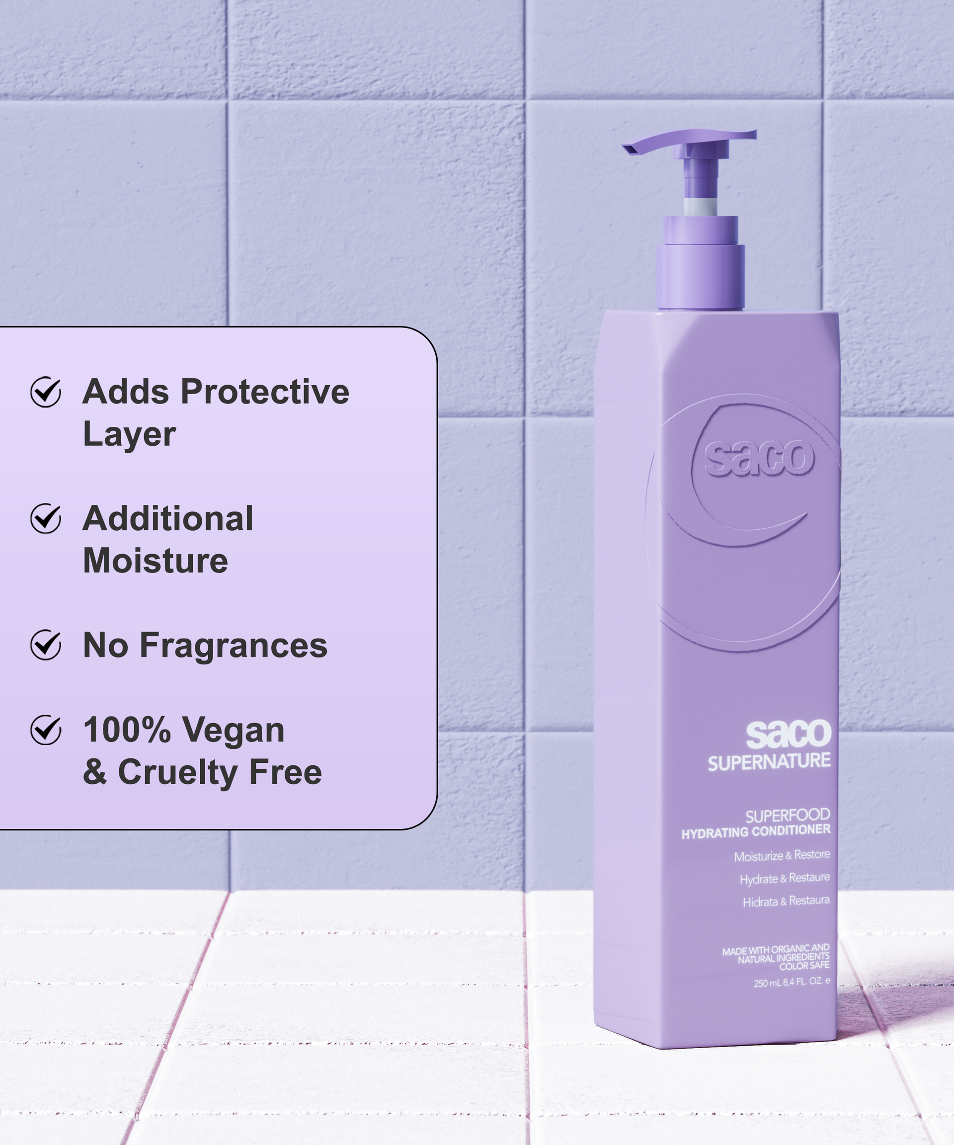 SACO Super Food Hydrating Conditioner (250 ml)